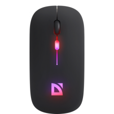 Defender Беспроводная оптическая мышь Touch MM-997 черн,2.4+BT,RGB,400mAh,бесшумная