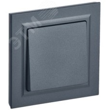 BRITE Выключатель одноклавишный 10А в сборе ВСР10-1-0-БрМ маренго IEK