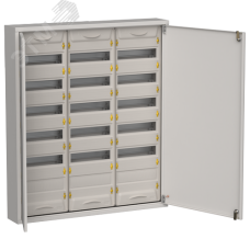 TITAN 5 Корпус металлический ЩРн-216 (3х72) 960х830х140мм IP31 серый (две двери) IEK