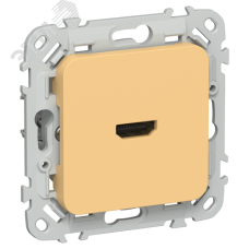 FLITE Розетка HDMI РШДМА-ФлЗ золотарник IEK