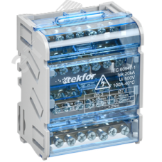TEKFOR Шины на DIN-рейку (кросс-модуль) ШНК 4х7 3L+PEN IEK