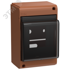 UNION Mini Корпус пластик. КМПн-4 IP30 дуб IEK