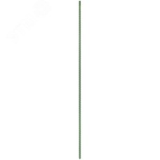 Колышек садовый, стальная трубка с ПВХ покрытием 1,0 м х 11 мм