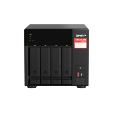 Сетевое хранилище без дисков/ SMB QNAP TS-473A-8G NAS, 4-tray w/o HDD, 2xM.2 SSD Slot. Quad-сore AMD Ryzen Embedded V1500B 2.2 GHz, 8GB DDR4 (1 x 8GB) up to 64GB (2 x 32GB), 2x 2.5 Gigabit LAN