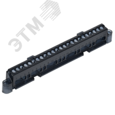 Суппорт для шин в корпус (ширина 8 модулей) TEKFOR