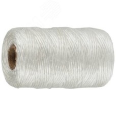 Шпагат многоцелевой полипропиленовый, белый, d=1,8 мм, 500 м, 50 кгс, 1,2 ктекс