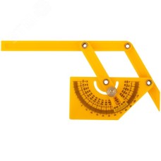 Угломер-квадрант 180 гр пластиковый 90x155 мм