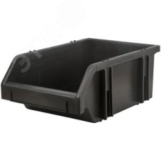 Лоток для крепежа пластиковый черный 190х310х490 мм