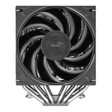 Кулер для процессора/ CPU Cooler SAMA A60E (265W, 4-pin PWM, 156.5mm, 6x6mm, 2x120mm, 78CFM, 29dBA, 2200RPM, S: 1851/1700/1200/115X, AM5/AM4, silver)