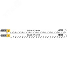 Полотна по дереву, HCS, разведенные, шлифованные зубья 151/126/4 мм (T344D), 2 шт