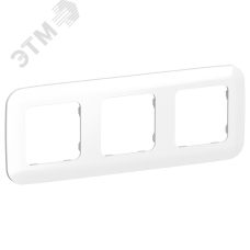 FLITE ARTISTIC Рамка 3-местная РУ-3-А-ФлБ белый IEK