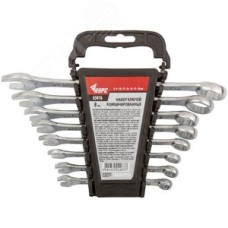 Ключи комбинированные в пластиковом держателе, набор 8 шт (8-19 мм)