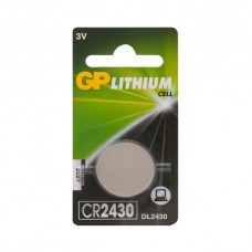 Литиевая дисковая батарейка GP Lithium CR2430 - 1 шт. в блистере