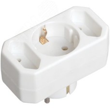 Тройник Т-01/01-2 одна круглая и две плоские розетки