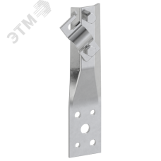 Держатель проводника круглого 6-10 мм винтовой прямой h 60 мм нержавеющая сталь