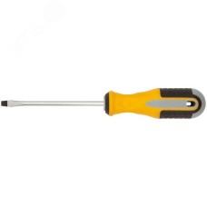 Отвертка ''Старт'', CrV сталь, прорезиненная ручка 5х100 мм SL