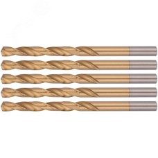 Сверла HSS по металлу, титановое покрытие 7.0 мм (5 шт)