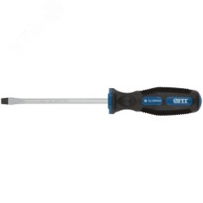 Отвертка ''Универсал'', CrV сталь, прорезиненная ручка, Профи 5х100 мм SL