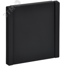 FORTE&PIANO Выключатель 1-клавишный проходной 10А FP103M металл черный IEK