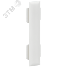 METRA Накладка на стык крышки 75мм для кабель-каналов 85х50 100х50 130х50 белая (5шт/компл)