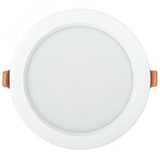 Светильник декоративный светодиодный LED встраиваемый ДВО 1821 PRO белый круг 24Вт 4000K IP54