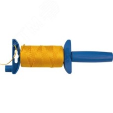 Шнур нейлоновый, для строительных работ, сменная шпуля, на катушке, 100м