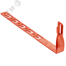 Держатель проводника круглого 6-8мм черепичная кровля скрученный L=330мм медь IEK