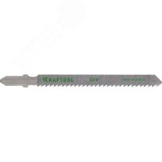 Полотна , T101B, для эл/лобзика, Cr-V, по дереву, ДСП, ДВП, чистый рез, EU-хвост., шаг 2,5мм, 75мм, 5шт