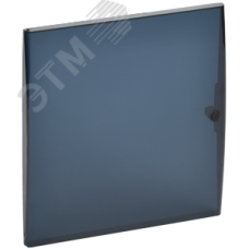 Дверца для корпуса пластикового ЩРН(В)-П-24 IP41 черная прозрачная TEKFOR