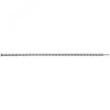 Бур по бетону SDS PLUS, Профи, W-образная вставка, двойная спираль, 25 х 1000 мм