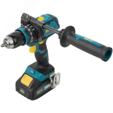 Дрель Шуруповерт Акк. Бесщеточная, 20,0 В, 0-500/2000 об/мин, 100 Нм, Li-Ion 4,0 Ач, 2 ч. рез. накл. кейс