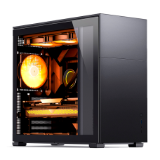Корпус без блока питания/ Case JONSBO D41 STD, Midi-Tower, TG, no fan, 1xUSB-A 3.2 + 1xUSB-C 3.2, ATX, mATX Black