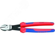 Бокорезы резка - проволока средней твердости 46мм твердая проволока 35мм рояльная струна (HRC 59) 3мм L=250мм двухкомпонентные рукоятки блистер цвет черный