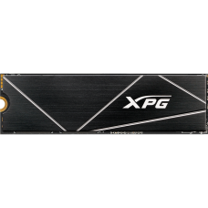 Твердотельный накопитель/ ADATA SSD GAMMIX S70 BLADE, 1024GB, M.2(22x80mm), NVMe, PCIe 4.0 x4, 3D TLC, R/W 7400/5500MB/s, IOPs 350 000/720 000, DRAM buffer 1024MB, TBW 740, DWPD 0.4, with Heat Spreader (5 лет)