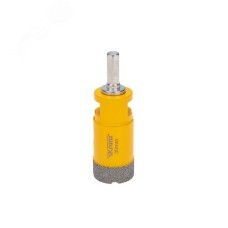 Коронка алмазная профессиональная 30мм по керамограниту и железобетону М14, вакуумное спекание, для УШМ