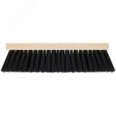 Щетка для пола деревянная, прямоугольная, 4-х рядная, 265 мм