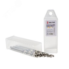 Сверло по металлу, индустриальное, DIN 338, HSS-G, Тип N, 5xD, 3,50 мм, (1 комплект-10 шт)