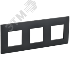 SKANDY Рамка 3-местная SK-F03G графит IEK