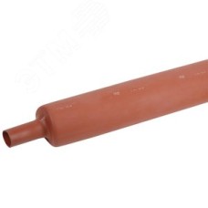 Трубка термоусаживаемая ТТШс 120/50 10кВ 2.5:1 красная (1м)