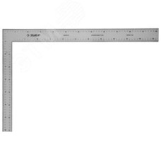 Угольник УПН-60 600x400 мм широкий плотницкий нержавеющий