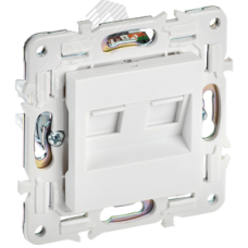 SKANDY Розетка компьютерная двойная RJ45 кат.5E SK-K03W арктический белый IEK