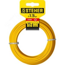 Леска для триммера звезда, 1.3 мм, 15 м