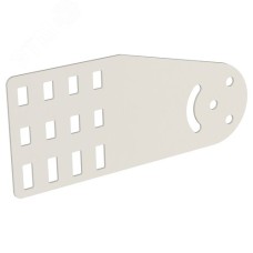 Пластина шарнирная H100 мм RAL 9016