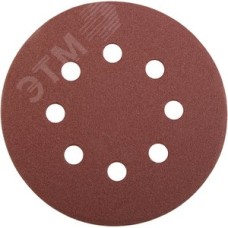 Шлифкруг 125мм/ №80, 5 шт.