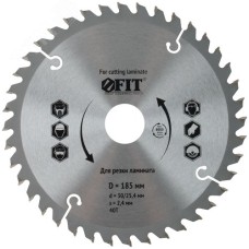 Диск пильный для циркулярных пил по ламинату 185x30/25.4x40T