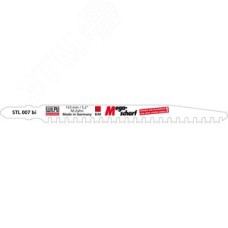 Пилка для лобзика STL 007 bi х5шт/уп для металла от 2,5мм (быстрый точный рез)