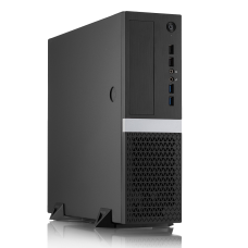 Корпус с блоком питания 300Вт./ Case Foxline mATX Desktop 300W FL-211 mATX case, black, w/PSU TFX 300W, w/2xUSB2.0+2xUSB3.0, w/pwr cord, w/ 8cm FAN