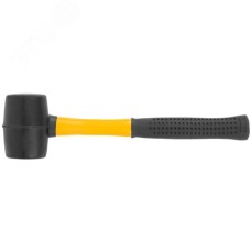 Киянка резиновая, фиберглассовая ручка 45 мм (230 гр)