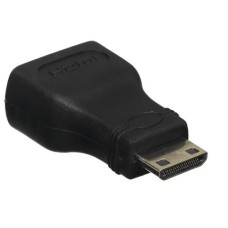 Переходник/ Переходник GoPower HDMI (f)-miniHDMI (m) ver.1.4 черный Premium Zip-Lock c подвесом (1/500)