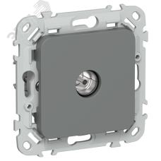 FLITE Розетка TV экранированная проходная тип M РТВм-1-1-2-ФлМА мокрый асфальт IEK